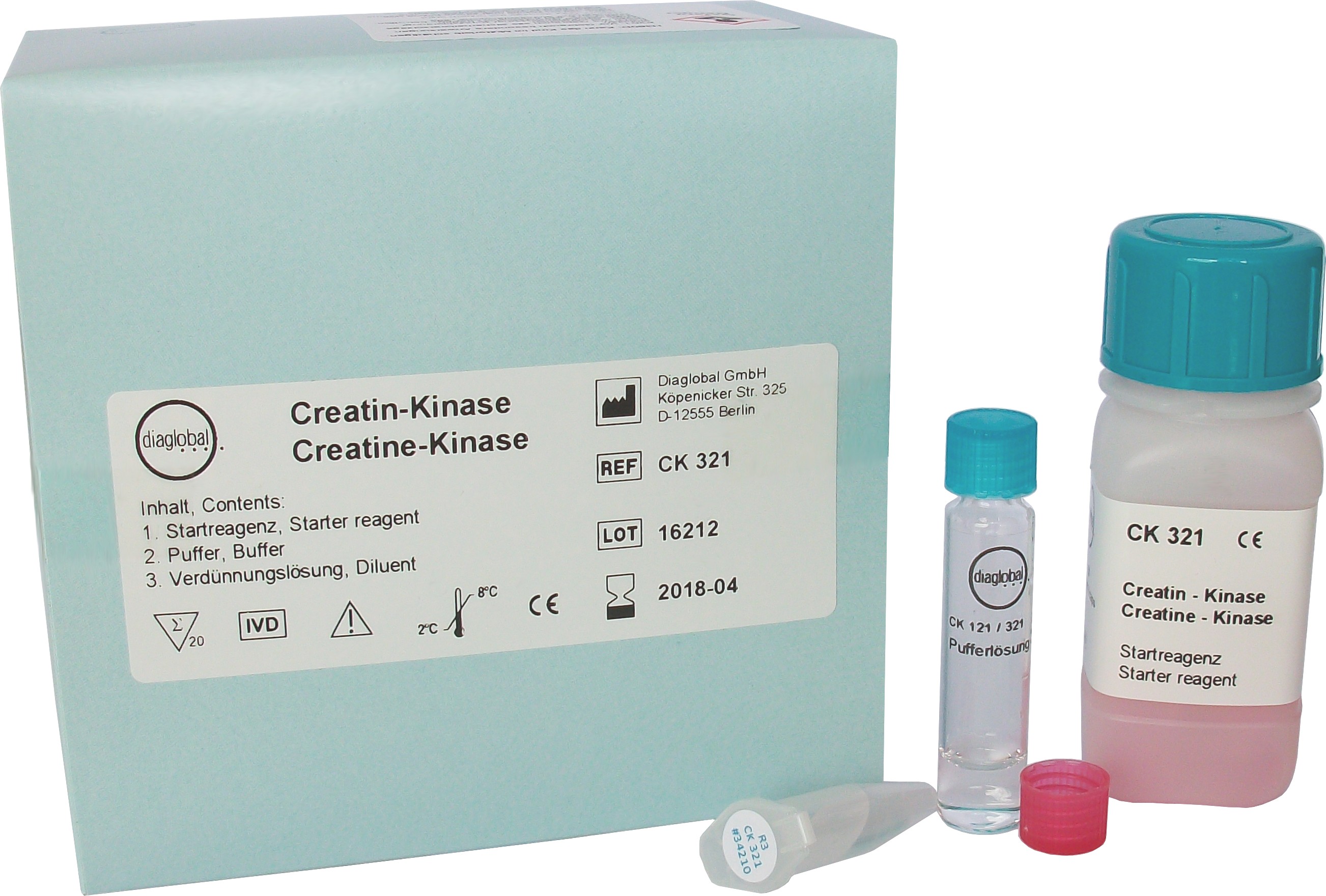Testkit Creatin-Kinase (CK), VPE = 20 Tests