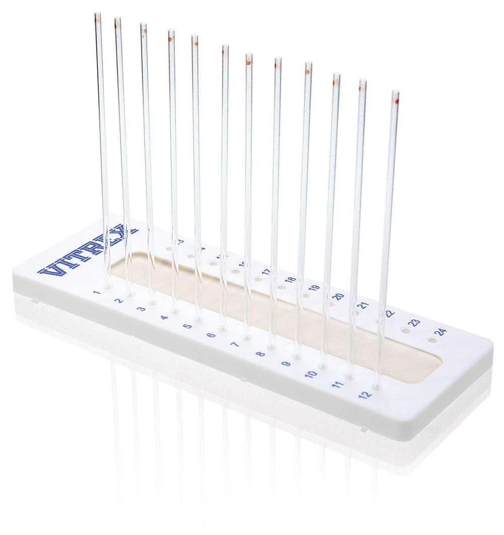 Hämatokrit Verschluss-Wachsplatten Vitrex, 2x 5 Stck