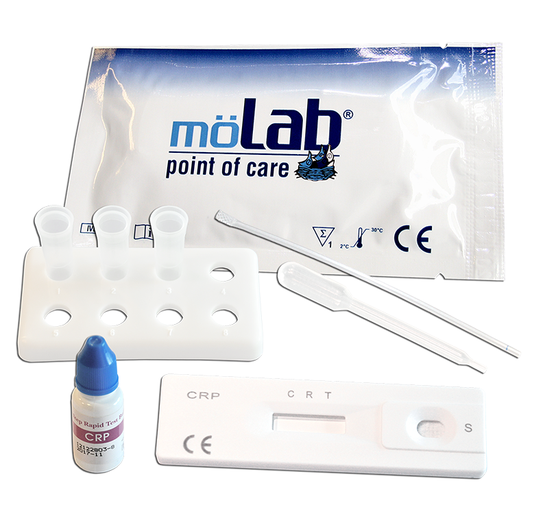 CRP quick test mit nur 10µl Kapillarblut